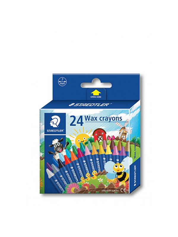 Staedtler Wax Crayon St=24col