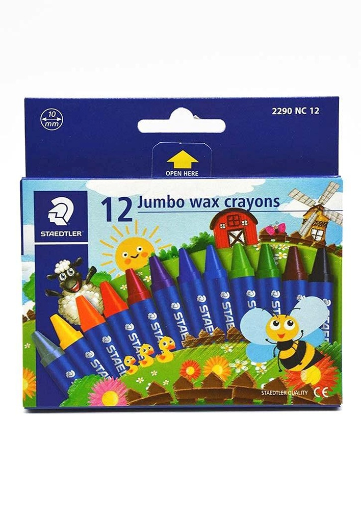 Staedtler Jumbo Wax Crayon St=12col