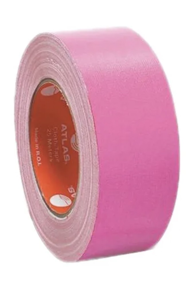 Cloth Tape 1&quot;x25m (25mm) Pink