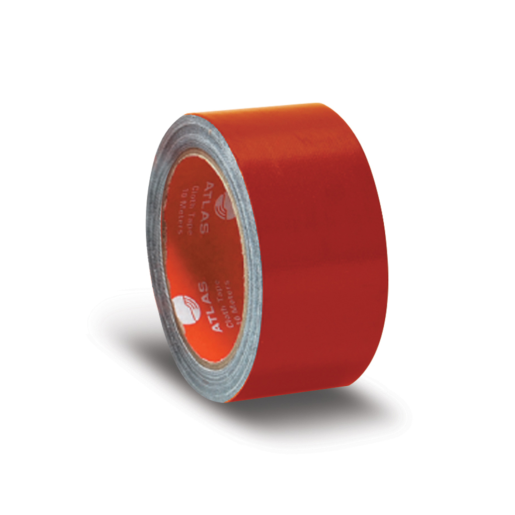 Cloth Tape 1&quot;x25m (25mm) Red