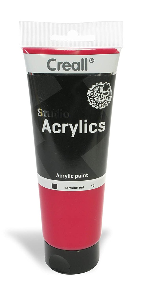 ACRYLICS STUDIO TUBE 250ml 12 C.RD