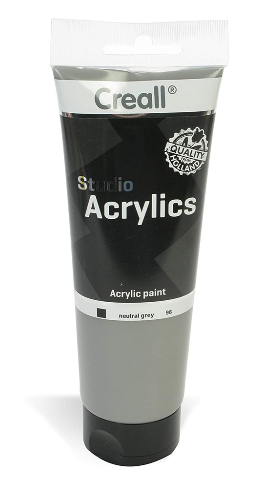 ACRYLICS STUDIO TUBE 250ml 98 Neut Grey