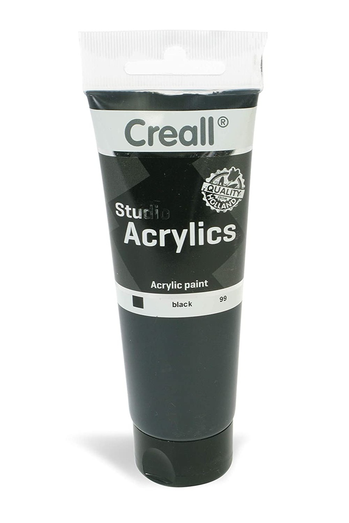 ACRYLICS STUDIO TUBE 120ml 99 BK