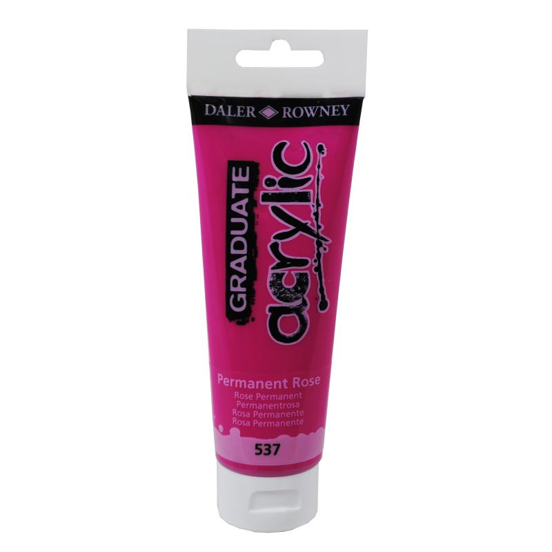 Acry Col 120ml Permanent Rose