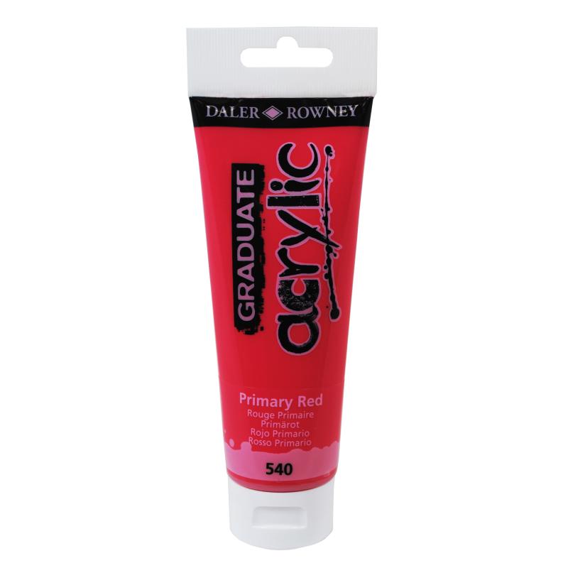 Acry Col 120ml Primary Red