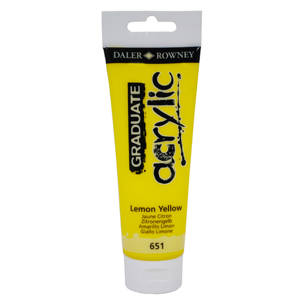 Acry Col 120ml Lemon Yellow