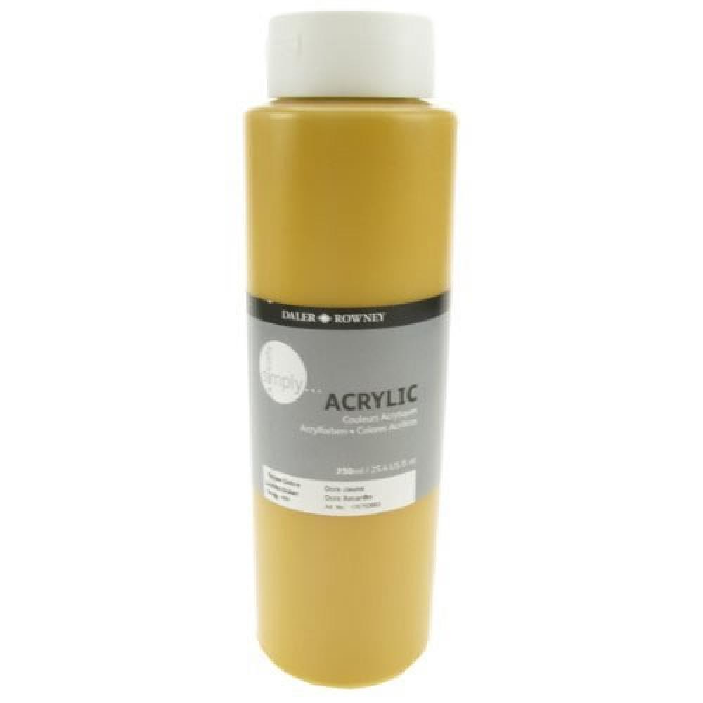 Simply Acry Col 750ml YW Ochre