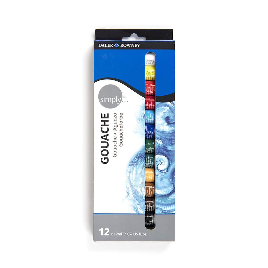 SIMPLY GOUACHE 12X12ML SET