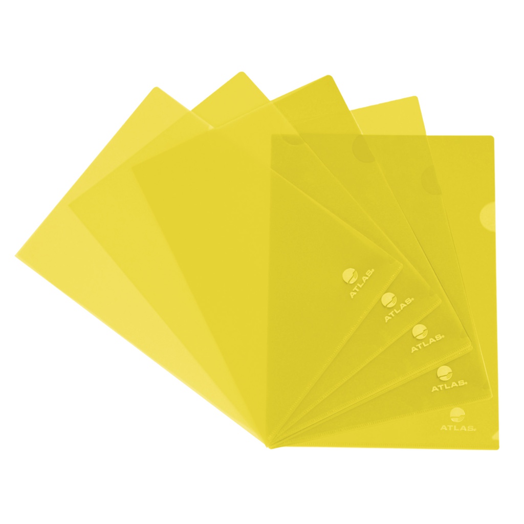 Clear Folder PP A4 Yelow