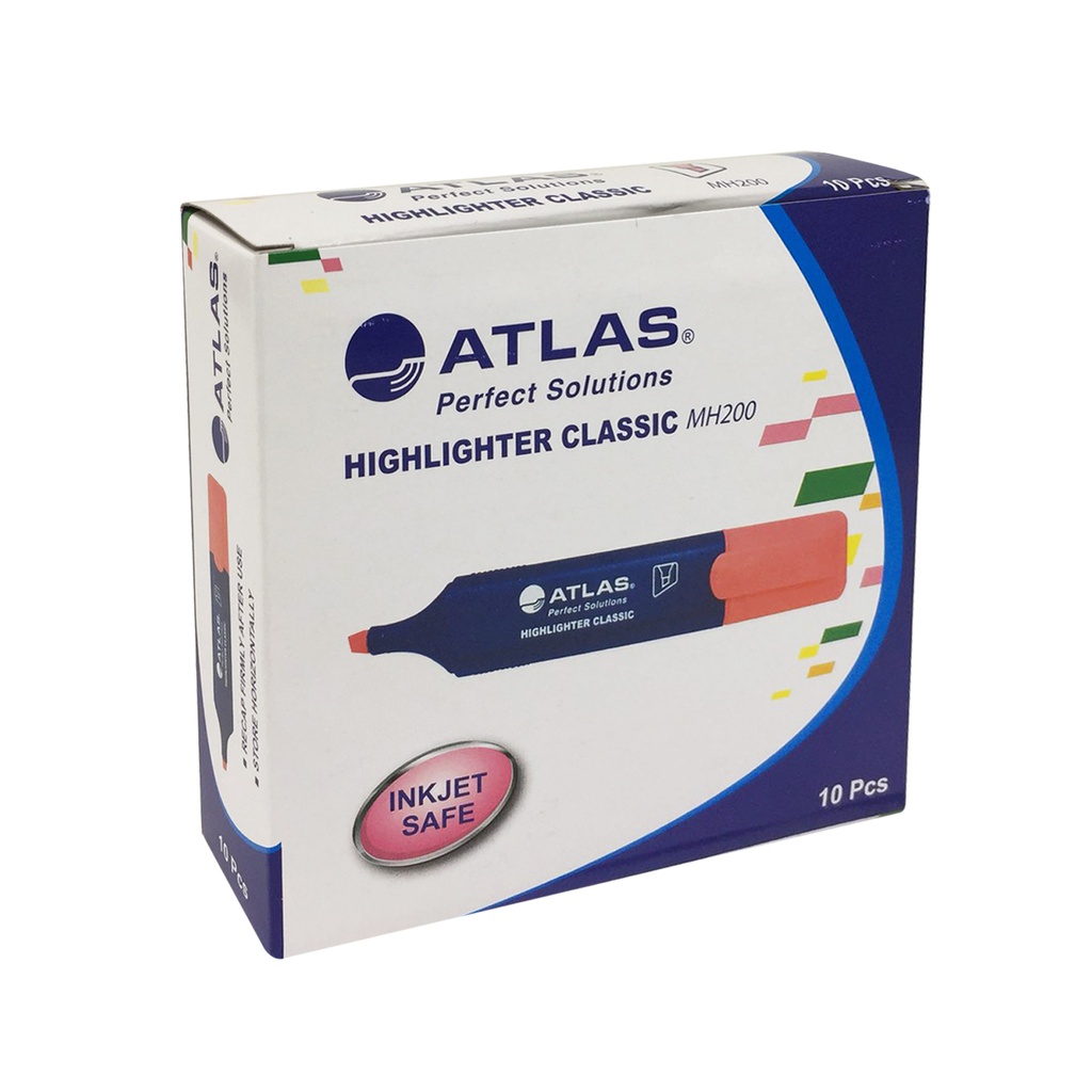 Atlas Highlighter MH200 BX=10EA PK