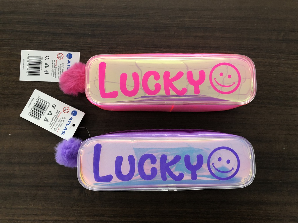 Pencil Case &quot;Lucky&quot; Purple/Pink