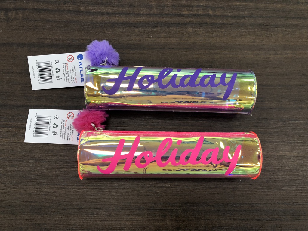 Pencil Case &quot;Holiday&quot; Purple/Pink