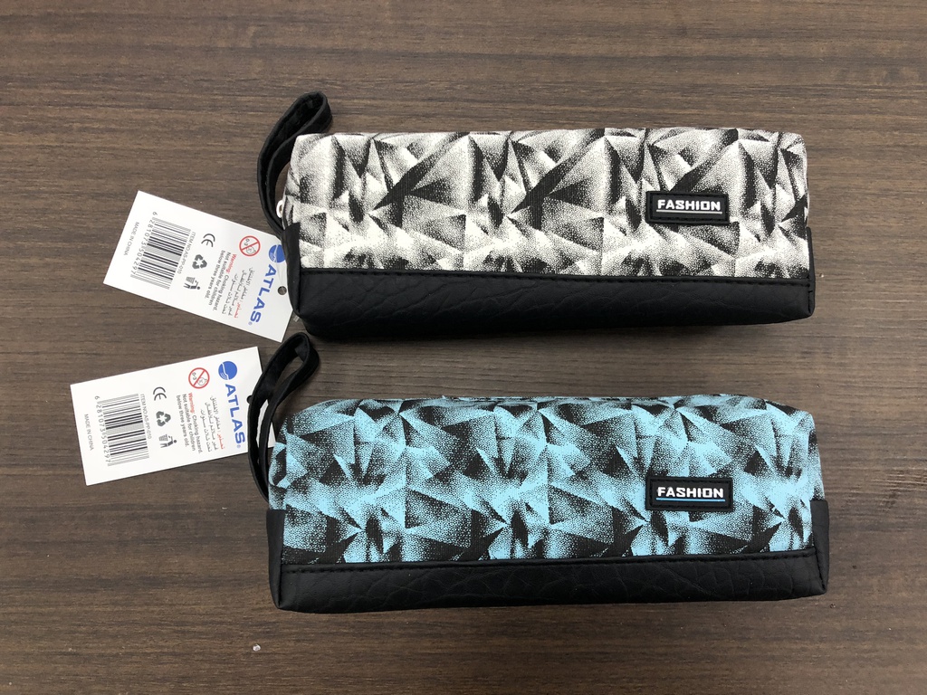 Pencil Case Boy Blue/Grey Abstract