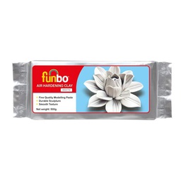 [FO-AHC-500-WE] Air Hardening Clay 500 gms WhiteFunbo