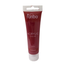 [FO-AC-100-001] ACRYLIC TUBE 100ml 01 CRIMSONFunbo