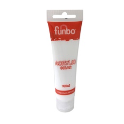 [FO-AC-100-044] ACRYLIC TUBE 100ml 44 TITANIUM WHITEFunbo