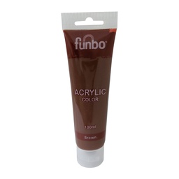 [FO-AC-100-082] ACRYLIC TUBE 100ml 82 BROWNFunbo