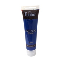 [FO-AC-100-450] ACRYLIC TUBE 100ml 450 PRIMARY BLUEFunbo