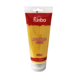 [FO-AC-200-029] ACRYLIC TUBE 200ml 29 YELLOW OCHREFunbo