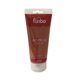 [FO-AC-200-082] ACRYLIC TUBE 200ml 82 BROWNFunbo