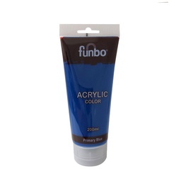 [FO-AC-200-450] ACRYLIC TUBE 200ml 450 PRIMARY BLUEFunbo