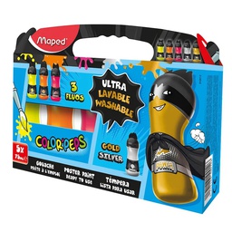 [MD-810012] Color'peps Paint 5x75ml fluo+metal clrsMaped