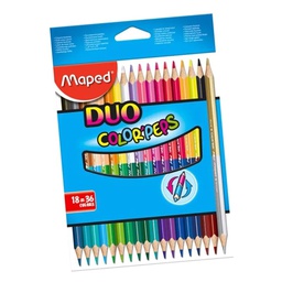 [MD-829601] Color Peps PencilsDuox18=36ClrsMaped