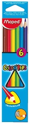[MD-832002] Color Peps Pencils 6 Col SetMaped