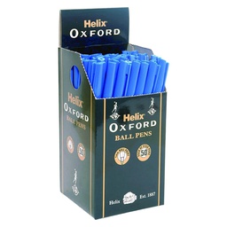 [HX-PB1X25] Oxford Pens BP Blue Box=50Helix