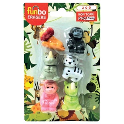 [FO-ER-ZOO] 3D Eraser in Blister Pack-ZooFunbo