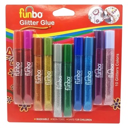 [FO-GG-10125] Glitter Gl Metallic Bls=12.5g x 10 colsFunbo