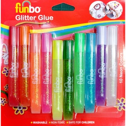 [FO-GG-10126] Glitter Gl Neon cols Bls=12.5g x 10colsFunbo
