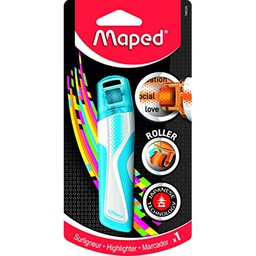 [MD-746320] Highlighter Fluo Peps Roller Blue BlsMaped