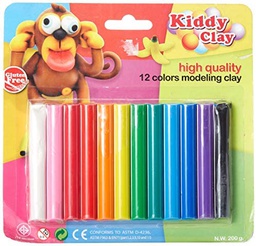 [KC-ST-200-12] Modeling Clay set of 12col.Kiddy Clay