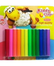 [KC-ST-200-12N] Modeling Clay set of 12c NeonKiddy Clay