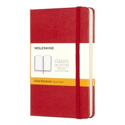 [ME-MM710REN] Ruled Red Notebk Pkt (930000)Moleskine