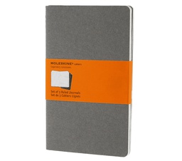 [ME-CH316] Cahier L Ruld st=3 GY(134237)Moleskine