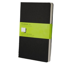 [ME-QP318EN] Cahier L Pln st =3 BK (704970)Moleskine