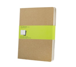 [ME-QP423EN] Cahier XL Pln st =3 Kraft (705069)Moleskine