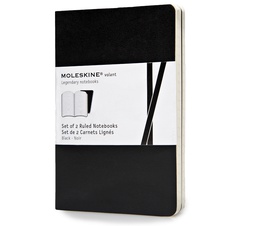 [ME-QP711BK] Volant Pkt Ruld st=2 BK (320479)Moleskine