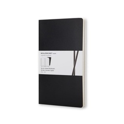 [ME-QP721BK] Volant Lrg Ruld st=2 BK (320516)Moleskine