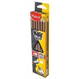[MD-850021] Black Peps 12x HB Pencil BxMaped