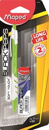 [MD-564152] Mech.Pencil Long Life 0.7mm+Lead BlsMaped