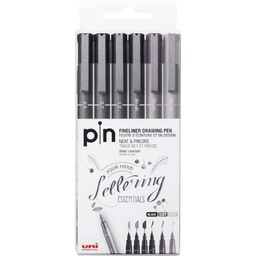 [MI-PIN200/114P] Uni Pin Fine Line Dsp=114ea Asst.Mitsubishi