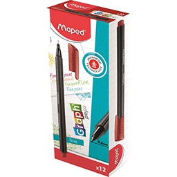 [MD-749117] Graph'Peps Fineliner Red Kiss Bx=12Maped