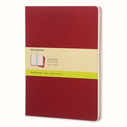 [ME-CH123EN] Cahier XL Pln st=3 RD-931090Moleskine