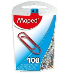 [MD-321011] D.Box 25mm PaperClipsColor 100Maped