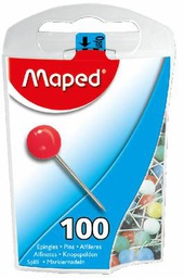[MD-346011ZC] D.Box 5mm Map Pins 100pcsMaped