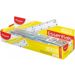 [MD-146109] Ruler 30cm Essentials Grip Box=20Maped