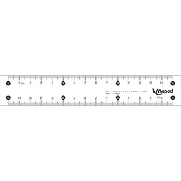 [MD-146507] Ruler 15cm Essentials Flat Bx=20Maped
